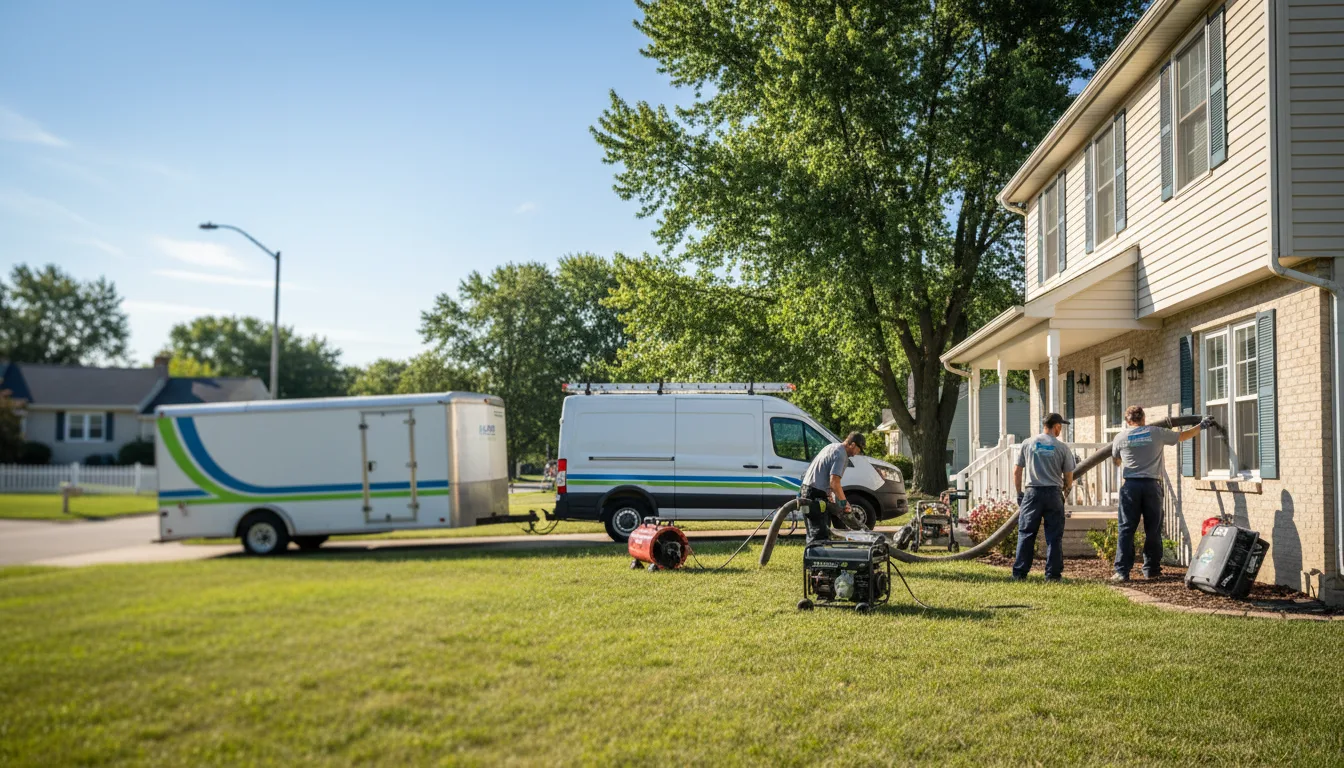 Flooded Basement Restoration And Cleanup With Repair in White City, KS near me